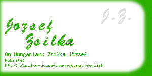 jozsef zsilka business card