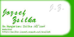 jozsef zsilka business card